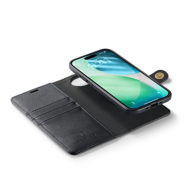 DG MING iPhone Air 2-i-1 Magnet Flip Cover - Sort