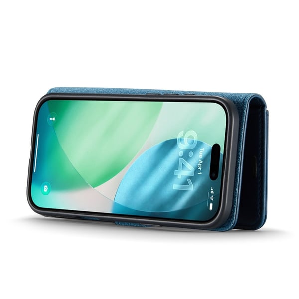 DG MING iPhone Air 2-i-1 Magnet Flip Cover - Blå