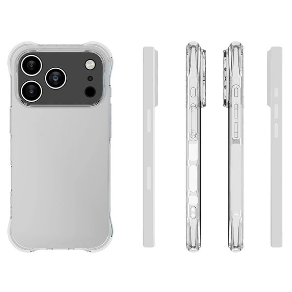 SKALO iPhone 17 Pro Extra strong TPU Suojakuori - Läpinäkyvä