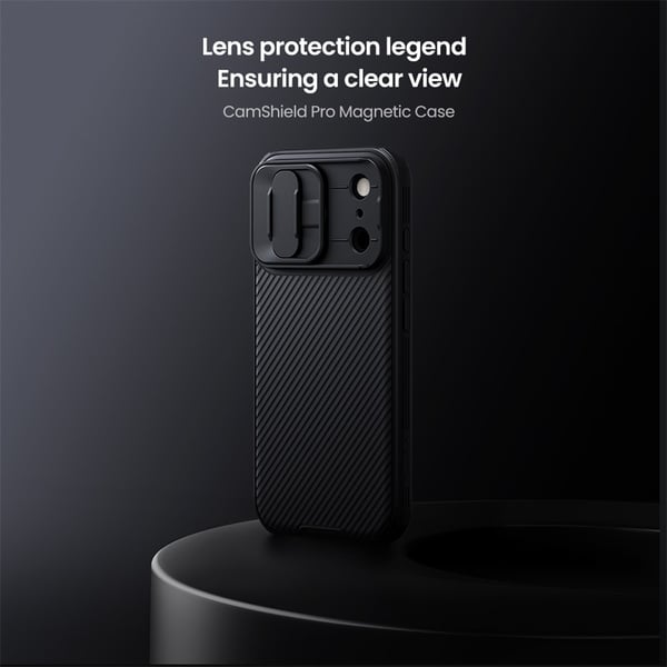 NILLKIN iPhone 17 Pro Camshield Pro Suojakuori - Musta