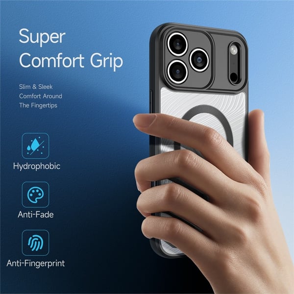DUX DUCIS iPhone 17 Pro Aimo Series Suojakuori - Musta