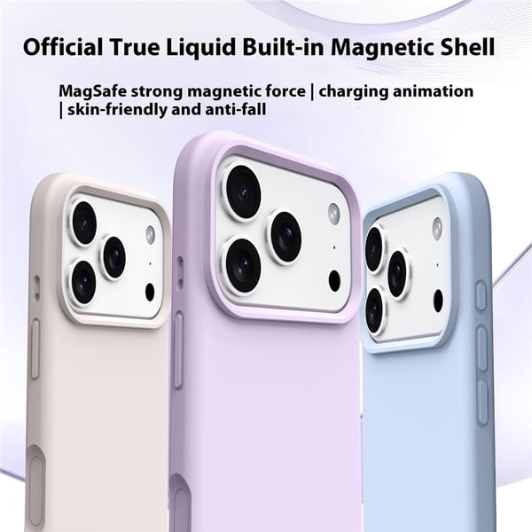 SKALO iPhone 17 Pro Tynd Silikone Cover - Sort