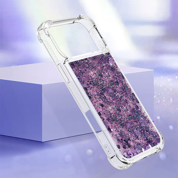 SKALO iPhone 17 Pro Kviksand Glimmer Cover - Lilla