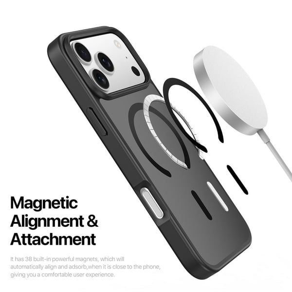 DUX DUCIS iPhone 17 Pro Yind Series Matte Finish Cover - Sort