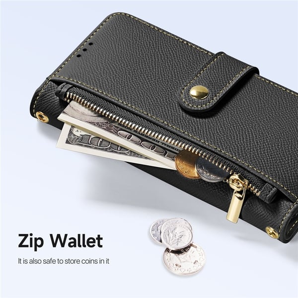 DUX DUCIS iPhone 17 Pro Lawa Series Flip Cover - Sort