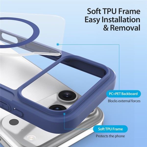 DUX DUCIS iPhone 17 Pro Skin X Pro Flip Cover - Blå