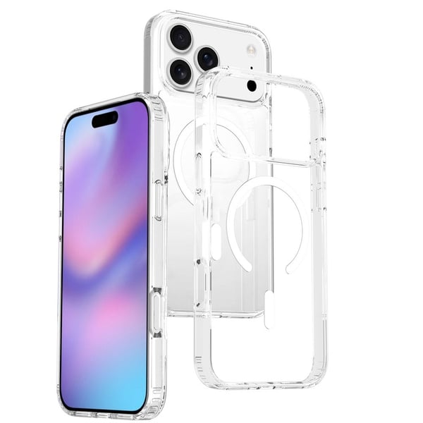 SKALO iPhone 17 Pro Max Transparent TPU Cover - Gennemsigtig SKALO iPhone 17 Pro Max Transparent TPU Cover - Gennemsigtig