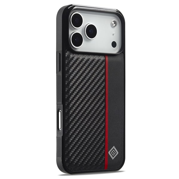 LC.IMEEKE iPhone 17 Pro Max Carbon Fiber Cover
