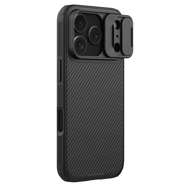 NILLKIN iPhone 17 Pro Max Camshield Pro Suojakuori - Musta