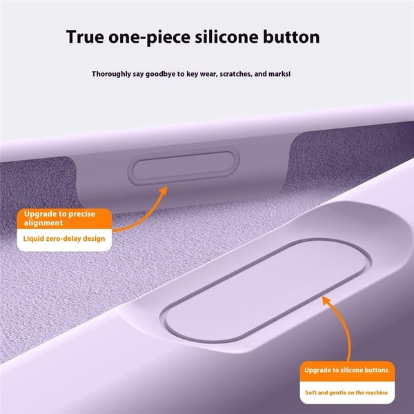 SKALO iPhone 17 Pro Max Tynd Silikone Cover - Lilla