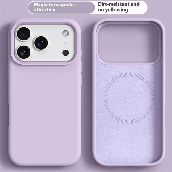 SKALO iPhone 17 Pro Max Tynd Silikone Cover - Lilla