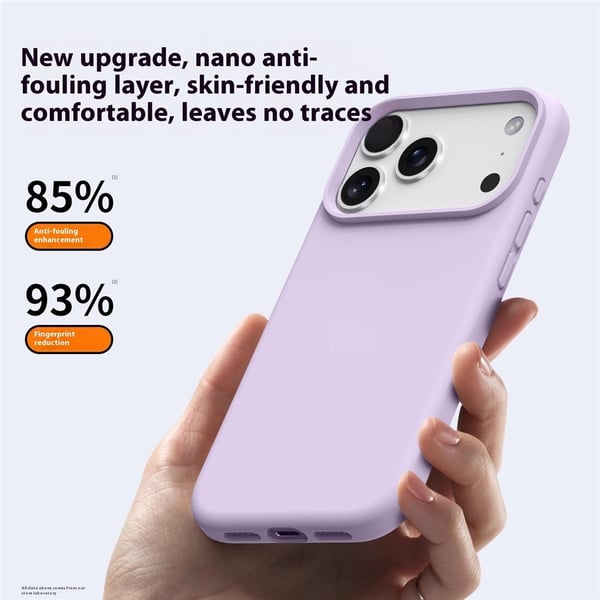 SKALO iPhone 17 Pro Max Tynd Silikone Cover - Sort
