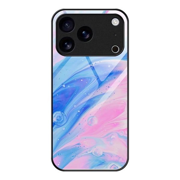 SKALO iPhone 17 Pro Max Marmor Hærdet Glas TPU Cover - #3