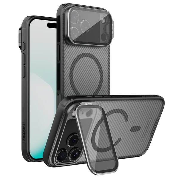 NILLKIN iPhone 17 Pro Max Camshield Prop Magnetic Series Cover - Sort