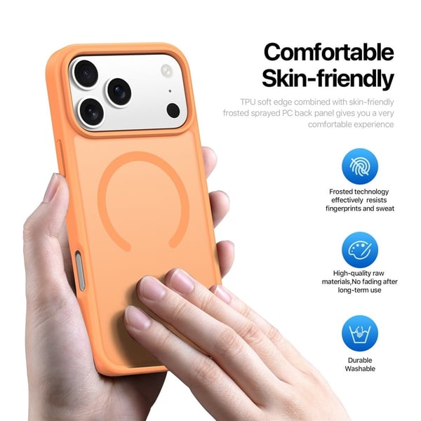 DUX DUCIS iPhone 17 Pro Max Yind Series Matte Finish Cover - Orange