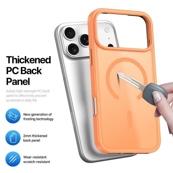 DUX DUCIS iPhone 17 Pro Max Yind Series Matte Finish Cover - Orange