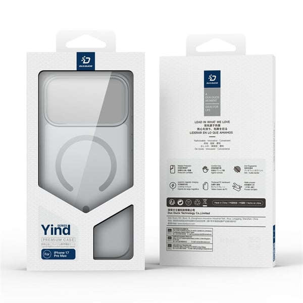 DUX DUCIS iPhone 17 Pro Max Yind Series Matte Finish Cover - Grå