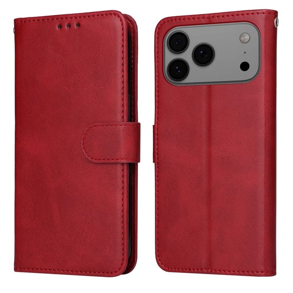 SKALO iPhone 17 Pro Max PU-læder Flip Cover