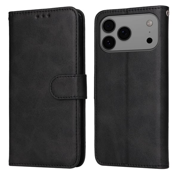 SKALO iPhone 17 Pro Max PU-læder Flip Cover
