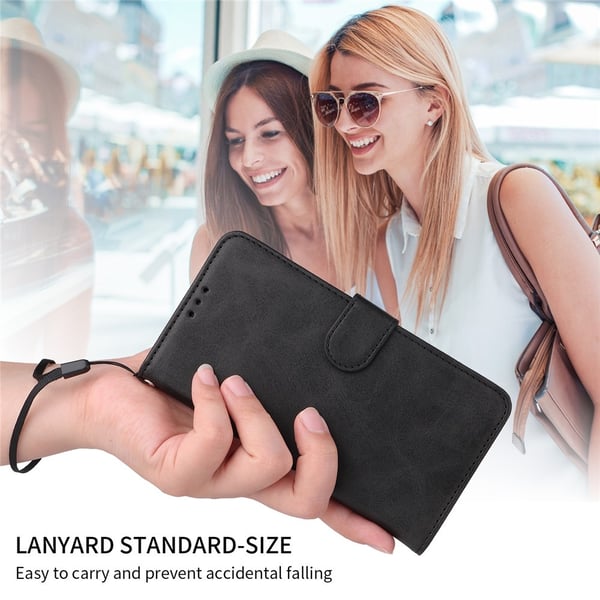 SKALO iPhone 17 Pro Max PU-læder Flip Cover
