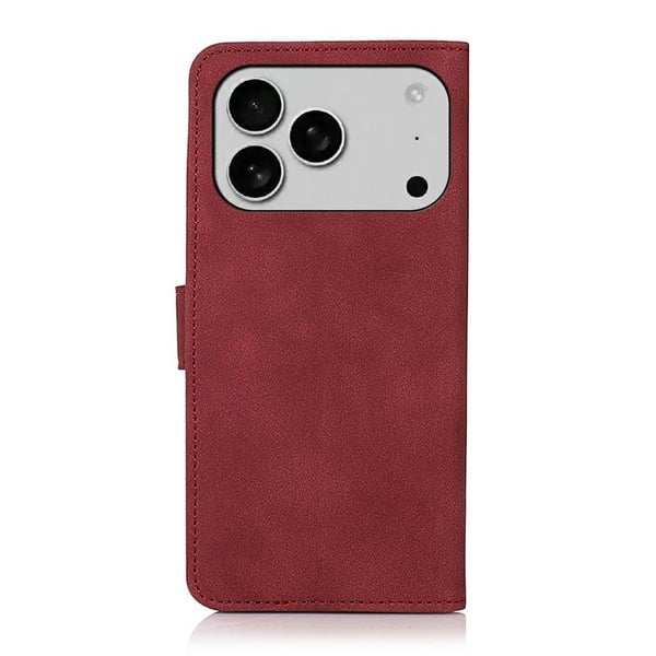 SKALO iPhone 17 Pro Max KHAZNEH Lompakkokotelo - Punainen