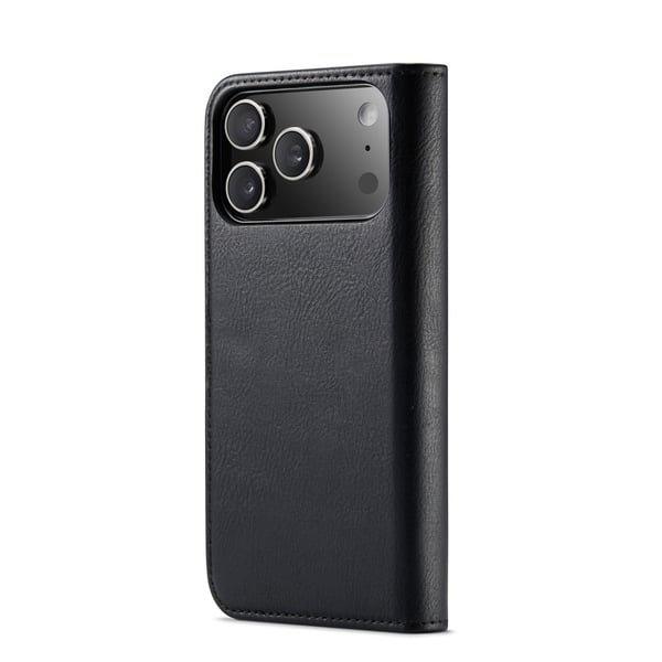 DG MING iPhone 17 Pro Max 2-in-1 Magneetti Lompakkokotelo - Musta