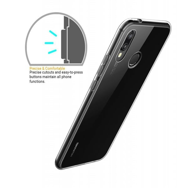 Transparent Silikon TPU-Skal till Huawei P30 Lite