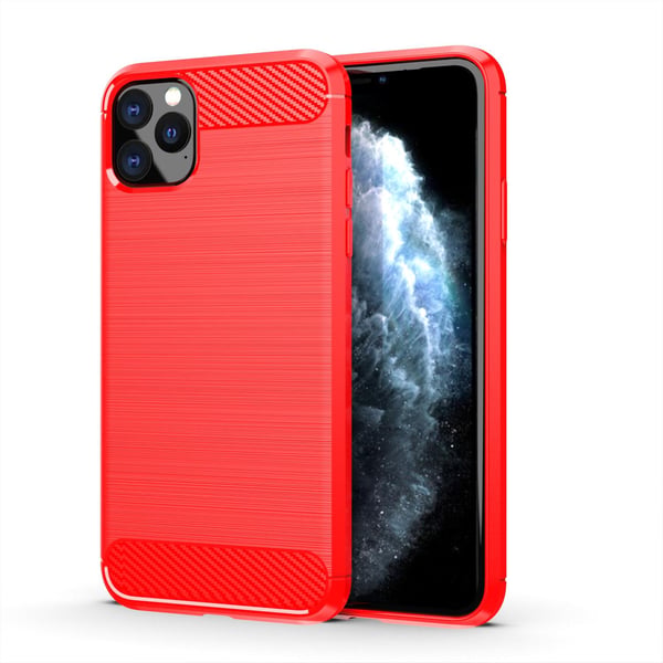 SKALO iPhone 11 Pro Armor Carbon Stødsikker TPU-cover