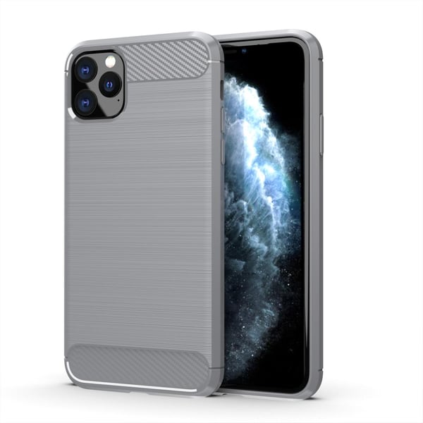 SKALO iPhone 11 Pro Armor Carbon Stødsikker TPU-cover