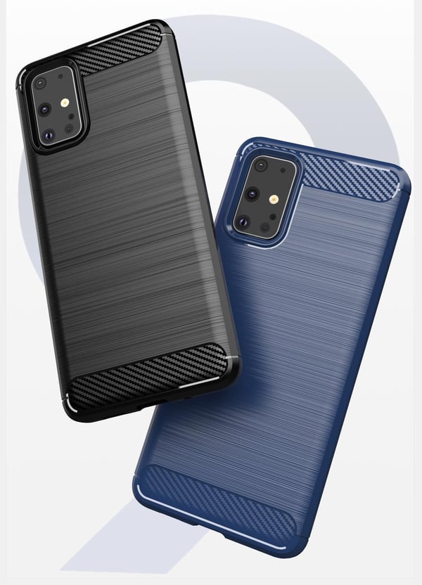 SKALO Samsung S20 Armor Carbon Stöttåligt TPU-skal