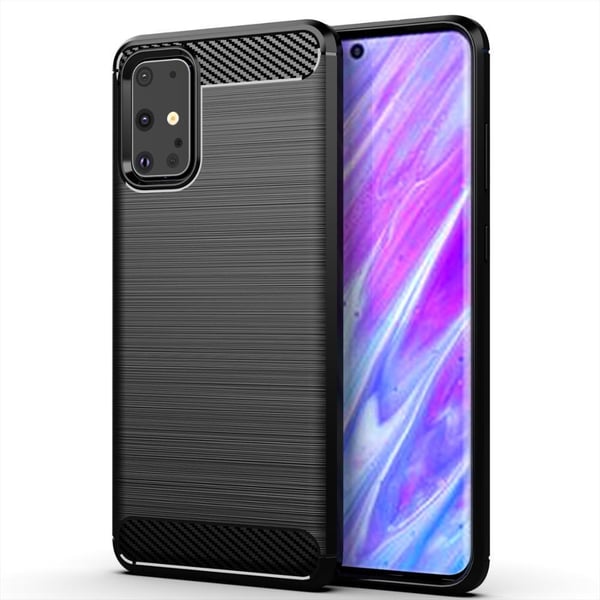 SKALO Samsung S20 Armor Carbon Stöttåligt TPU-skal