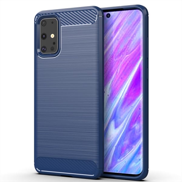 SKALO Samsung S20 Armor Carbon Stöttåligt TPU-skal