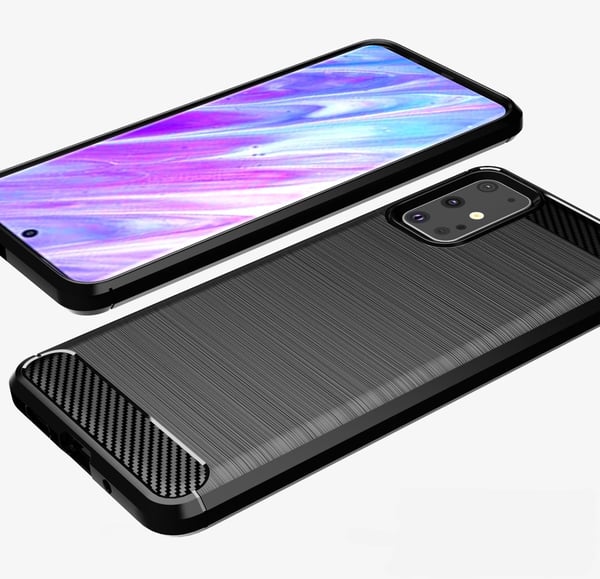 SKALO Samsung S20 Armor Carbon Stöttåligt TPU-skal