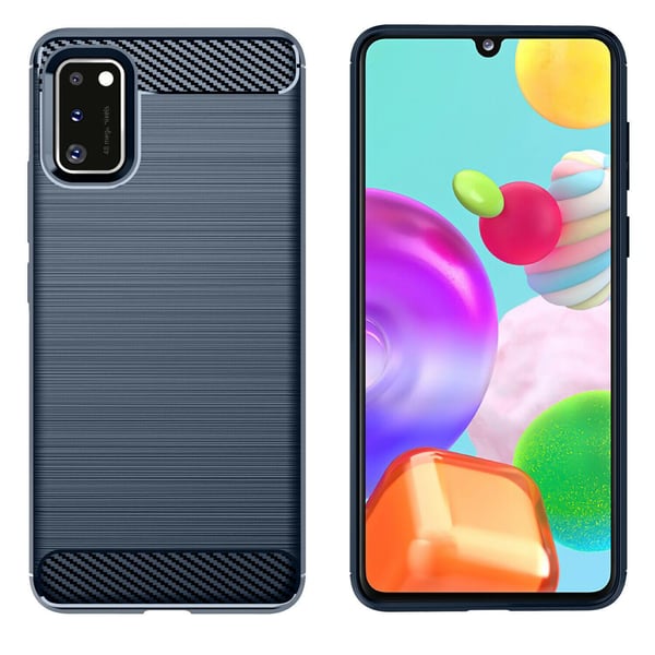 Stöttåligt Armor Carbon TPU-skal Samsung A41