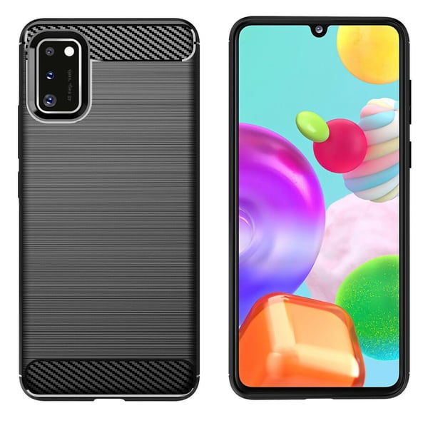 Stöttåligt Armor Carbon TPU-skal Samsung A41