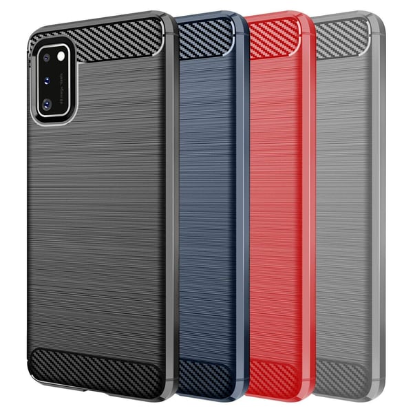 Stöttåligt Armor Carbon TPU-skal Samsung A41