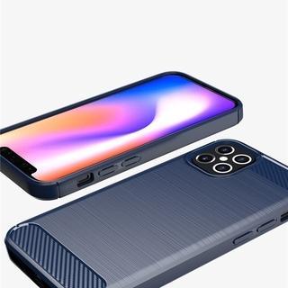 SKALO iPhone 12 Mini Armor Carbon Stöttåligt TPU-skal
