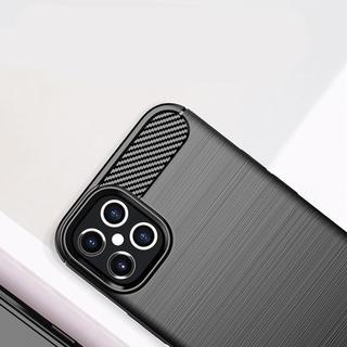 SKALO iPhone 12 Pro Max Armor Carbon Stødsikker TPU-cover
