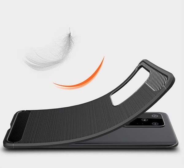 Stöttåligt Armor Carbon TPU-skal Samsung S20 Ultra
