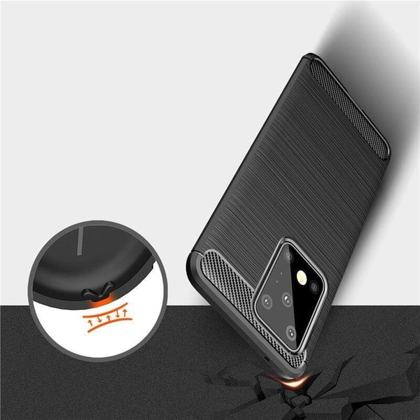 Stöttåligt Armor Carbon TPU-skal Samsung S20 Ultra