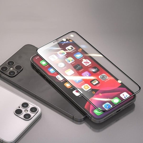 SKALO iPhone 12 Pro FULL-FIT Hærdet Glas Skærmbeskyttelse