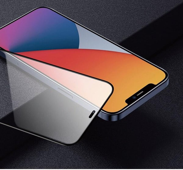 SKALO iPhone 12 Pro Max FULL-FIT Hærdet Glas Skærmbeskyttelse