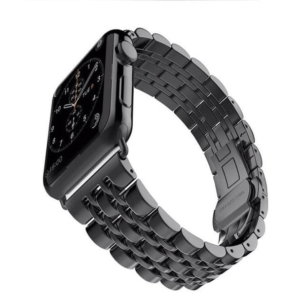 SKALO Metalarmbånd med 5 led Apple Watch Series 1-3 38mm