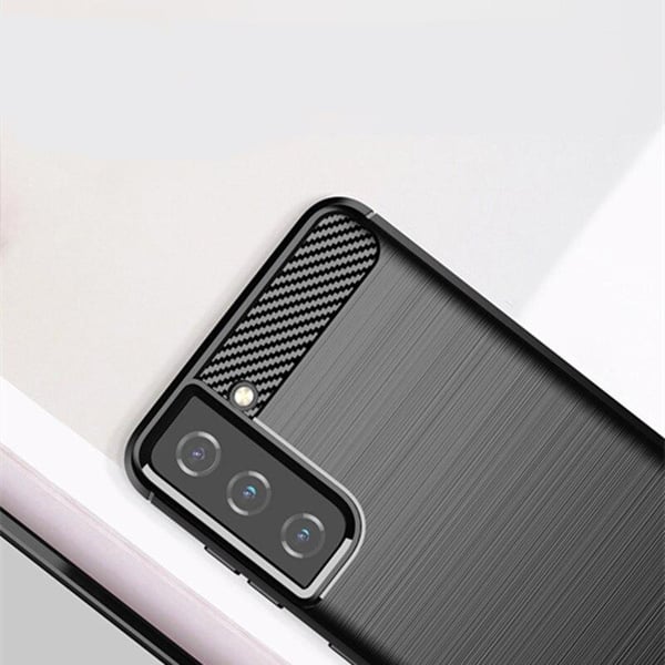 SKALO Samsung S21 Armor Carbon Stødsikker TPU-cover