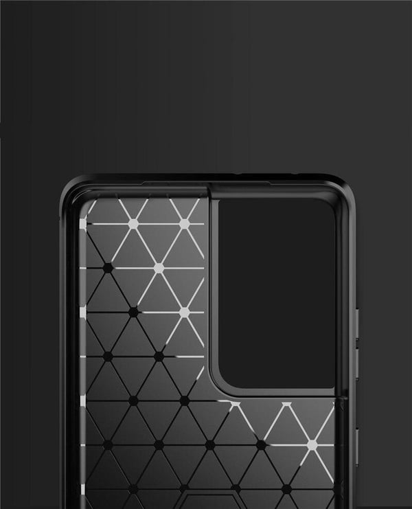 Stöttåligt Armor Carbon TPU-skal Samsung S21 Ultra