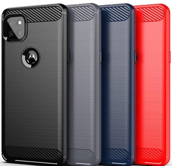Stöttåligt Armor Carbon TPU-skal Moto G9 Power