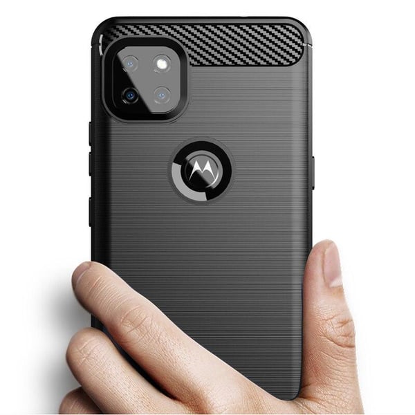 Stöttåligt Armor Carbon TPU-skal Moto G9 Power