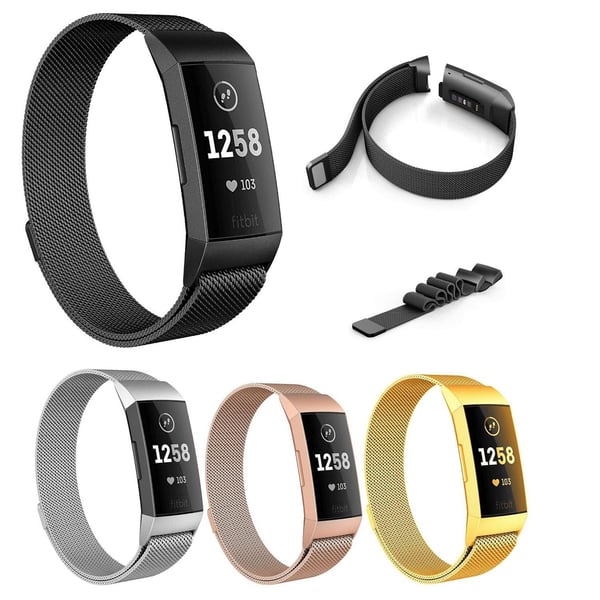 SKALO Milanese Loop to Fitbit Charge 3/4