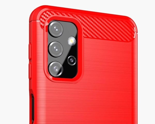 SKALO Samsung A32 5G Armor Carbon Stöttåligt TPU-skal
