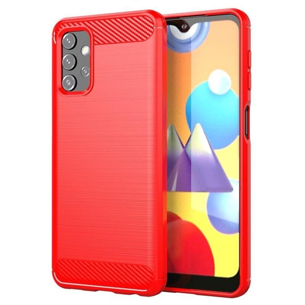 SKALO Samsung A32 5G Armor Carbon Stöttåligt TPU-skal